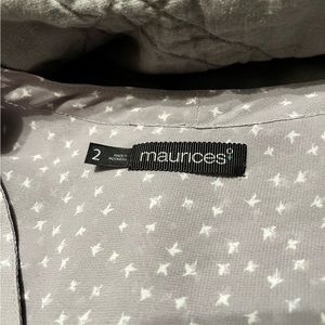 Maurice’s Grey Sheer shirt 2x